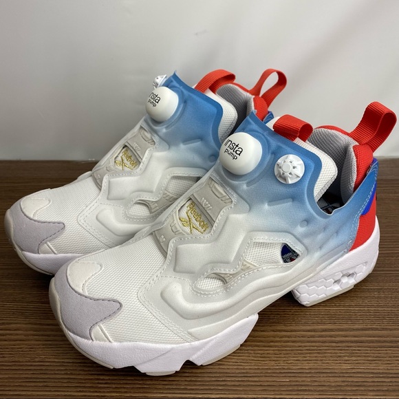 Reebok Unisex Instapump Fury OG NM Ombre Sneaker EH3255 White/Pink/Blue … - Picture 6 of 11
